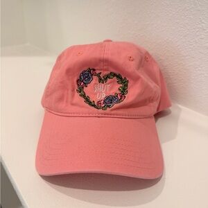 Pink Embroidered “Shut up” Dad cap